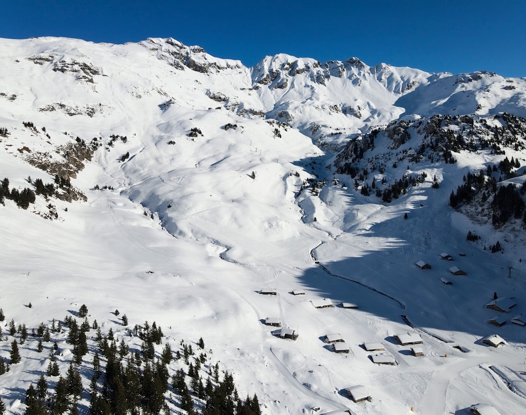 Photo Snowboarding slope